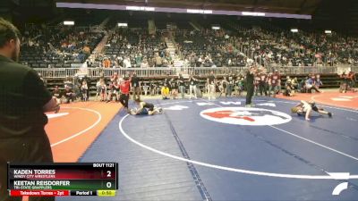 84 lbs Champ. Round 1 - Kaden Torres, Windy City Wrestlers vs Keetan Reisdorfer, Tri-State Grapplers