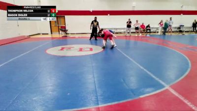 114 lbs Round 5 - Thompson Wilcox, Radford Trained vs Mason Bigler, Legacy Elite Wrestling Club