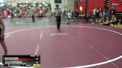 85 lbs Champ. Round 1 - Dalton Durel, Andalusia Mat Bully`s vs Titus Standridge, Lionheart Youth Wrestling Club