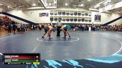 215 lbs Quarterfinal - Sammy Salem, WestLake vs Owen Spilker, Carrolton