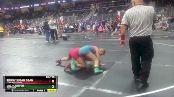 97 lbs Quarterfinal - Peggy Susan Dean, Team New Jersey vs Lilli Cooper, Team Iowa