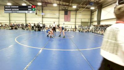 142 lbs Rr Rnd 1 - Caleb Cheddar, Hammers - MS vs Wesley Dotson, Donahue Wrestling Academy - MS