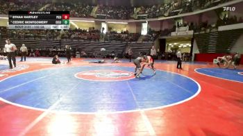132-2A Quarterfinal - Cedric Montgomery, Columbus vs Ethan Hartley, Pike County