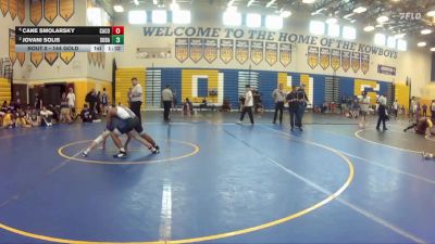 144 Gold Round 3 - Jovani Solis, South Dade vs Cane Smolarsky, Camden County