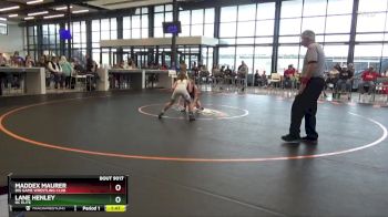 J-2 lbs Semifinal - Maddex Maurer, Big Game Wrestling Club vs Lane Henley, DC Elite