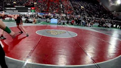 6A 215 lbs Quarterfinal - Kendall Sage, Post Falls vs Jake Farar, Ridgevue