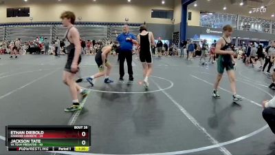 140 lbs Round 7 (8 Team) - Ethan Diebold, Hanover Hawkeye vs Jackson Tate, VA Team Predator