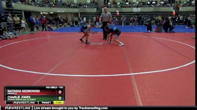 115 lbs Round 2 - Natasha Kedrowski, Pinnacle vs Charlie Jones, Askren Wrestling Academy