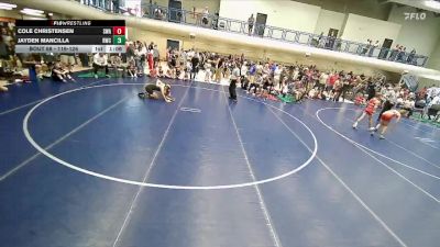 116-126 lbs Round 3 - Cole Christensen, Sanderson Wrestling Academy vs Jayden Mancilla, Ravage Wrestling Club
