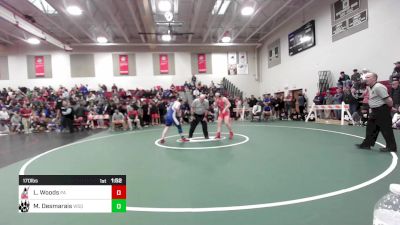 170 lbs Semifinal - Lillia Woods, Pinkerton Academy vs McKinley Desmarais, Winnisquam