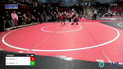 125-135 lbs Rr Rnd 5 - Riley Woods, Salina Wrestling Club vs Ki'Morah Cathey, HURRICANE WRESTLING ACADEMY