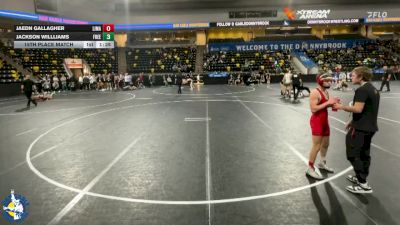 120 lbs 15th Place Match - Jaedn Gallagher, Linn-Mar vs Jackson Willliams, Freedom