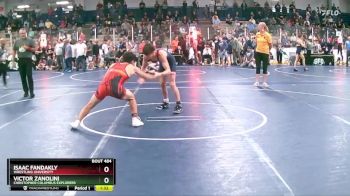 125 lbs Champ. Round 3 - Victor Zanolini, Christopher Columbus Explorers vs Isaac Fandakly, Wrestling University