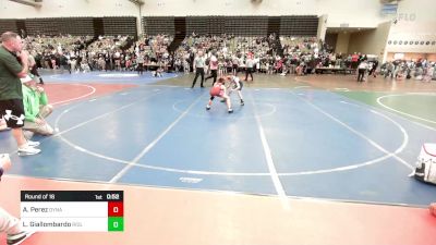 73-M lbs Round Of 16 - Aristides Perez, Dynamic Wrestling vs Luca Giallombardo, Ridley