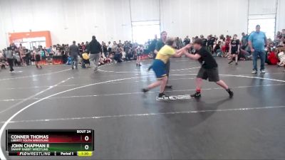 Quarterfinal - Conner Thomas, Liberty Youth Wrestling vs John Chapman Ii, Swamp Rabbit Wrestling