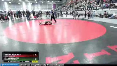 67 lbs Quarterfinal - Ella Marquess, Mat Sense Wrestling vs Abigail Mahoney, COBRA ALL-STARS