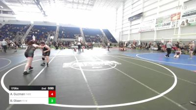 175 lbs Rr Rnd 3 - Alyssa Guzman, Threshold vs Bailey Olson, YV Wrestling