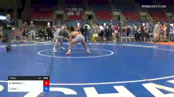 132 lbs Consi Of 16 #2 - Alex Mentzer, South Dakota vs Tyler Eise, Colorado