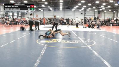 100 lbs Round 1 - 9:00am Friday - Gage Richardson, Minions vs Michael Wilbur, NYWAY - Iron Empire