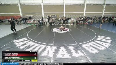 63 lbs Quarterfinal - Taetem Kunze, Salem Elite Mat Club vs Shaun Gonzalez, Scrap Yard Garage Wrestling