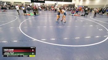 145 lbs Cons. Semi - Faith Bane, North Carolina vs Jayda Fulp, Silverback Wrestling Fort Worth