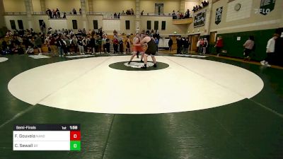 285 lbs Semifinal - Frank Gouveia, North Andover vs Caiden Sewall, Bridgewater-Raynham