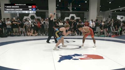 70 kg Champ. Rd Of 64 - Jesse Grajeda, Titan Mercury Wrestling Club vs Brayden Canoyer, Bison Wrestling Club