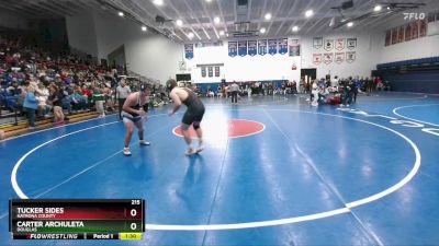 215 lbs Champ. Round 2 - Carter Archuleta, Douglas vs Tucker Sides, Natrona County