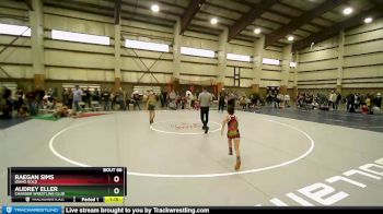 62 lbs Round 2 - Audrey Eller, Charger Wrestling Club vs Raegan Sims, Idaho Gold