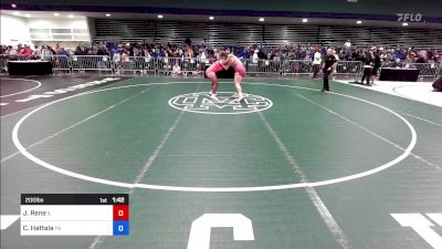 200 lbs Quarterfinal - Jasmine Rene, IL vs Caroline Hattala, PA