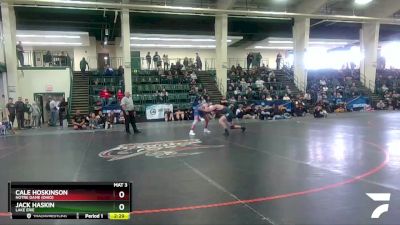 157 lbs Cons. Semi - Jack Haskin, Lake Erie vs Cale Hoskinson, Notre Dame (Ohio)