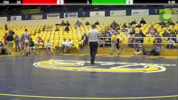 184 lbs match Vic Avery Edinboro vs. Mike Vollant Kent State