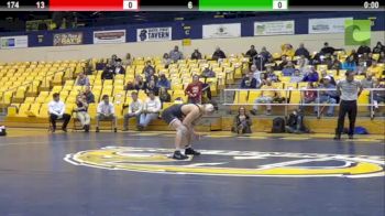 174 lbs match Mikey England Mizzou vs. Caleb Marsh Kent State