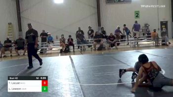 90 lbs Consolation - Talon Locust, Brushy WC vs Laithan Lawson, Team Aggression