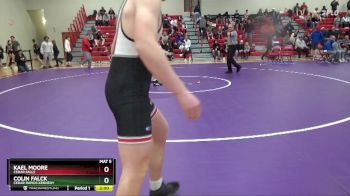 165 lbs Quarterfinal - Colin Falck, Cedar Rapids Kennedy vs Kael Moore, Cedar Falls