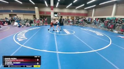144 lbs 2nd Place Match - David Mora, Canyon Randall High School Wrestling vs Gabriel Eckert, 3F Wrestling