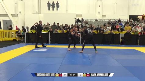 Mark Azam Scott vs Jose Carlos Cortez Lopez 2024 World IBJJF Jiu-Jitsu No-Gi Championship