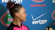 Kytra Hunter on her 4th perfect 10.0 and breast cancer awareness