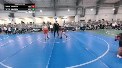 135+ Round 5 - Liam Johnson, Bomb City Wrestling Academy vs Kyle Saucedo, Wesley Club Wrestling