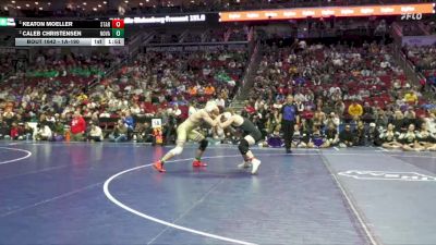 1A-190 lbs 1st Place Match - Keaton Moeller, Starmont vs Caleb Christensen, Nodaway Valley