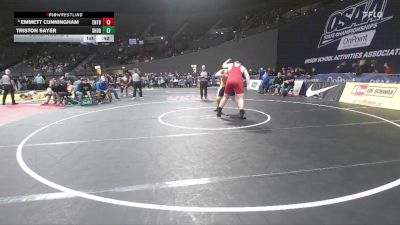 2A/1A Boys 285 Cons. Round 3 - Triston Sayer, Sheridan Boys vs Emmett Cunningham, Enterprise Boys