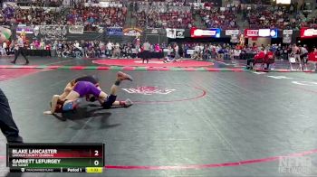 Champ. Round 1 - Blake Lancaster, Lincoln County (Eureka) vs Garrett Lefurgey, Big Sandy