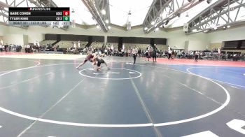 147-H lbs Consi Of 16 #2 - Gabe Cohen, Garden City vs Tyler King, Middle Township