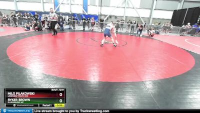 110 lbs Cons. Round 2 - Ryker Brown, Ellensburg WC vs Milo Pilakowski, Lakeview Youth WC