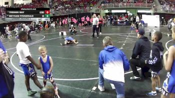 53 lbs Champ. Round 2 - Meyham Fitzgerald, Sherman Challengers vs Trennin May, Chase County Wrestling Club