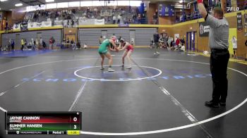 115 lbs Round 3 - Jaynie Cannon, Granger vs Summer Hansen, Olympus