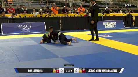Luciano Javier Romero Castillo vs Davi Lima Lopes 2025 Pan Kids Jiu-Jitsu IBJJF Championship