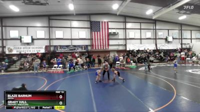 66+ Cons. Round 3 - Grady Hall, Fremont Wrestling vs Blaze Barnum, Delta