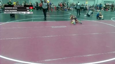 66 lbs Round 3 (4 Team) - Myra Shannon, Fox Trained vs Maverick Sicka, Project X