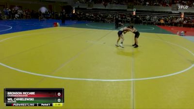50 lbs Cons. Round 1 - Wil Chmielewski, Waconia vs Bronson McCabe, Caledonia/Houston